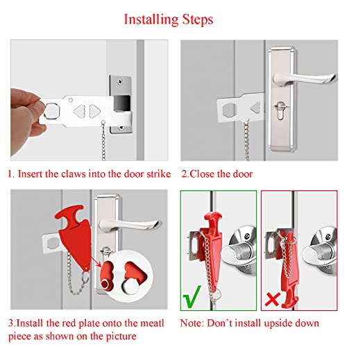 Portable Door Lock for Travel