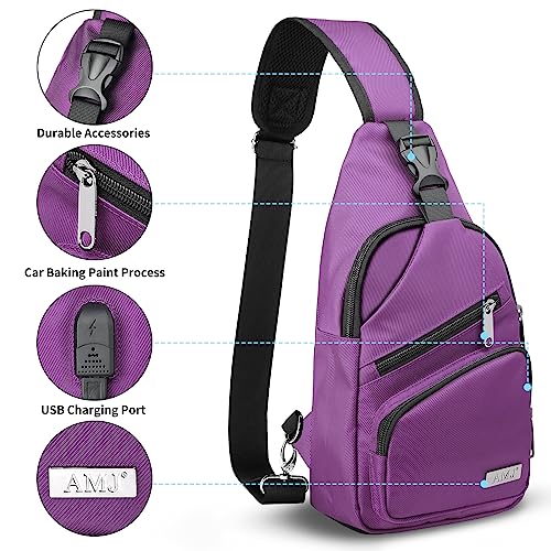 Crossbody Sling Bag Men Women
