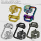 Key Chain Heavy Duty Lock Key Ring Keychain Clip Key Holder Organizer for Home Car Keys Women Men