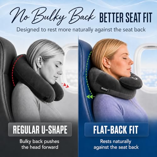 Flat Back Travel Neck Pillow
