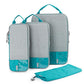 4 Set Compression Packing Cubes for Travel (6 Count)