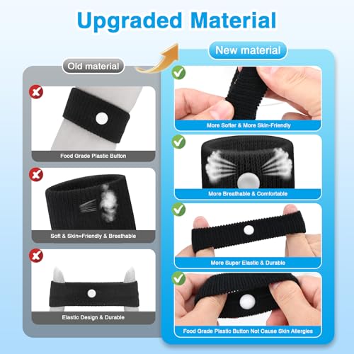 Motion Sickness Bracelets for Adults (10 Count)