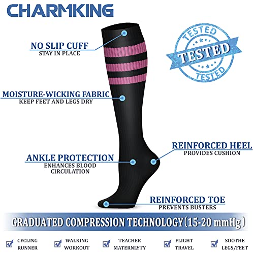 Compression Socks for Women & Men Circulation (3 Count)