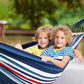 Cotton Hammock 8.9x4.9ft Holds Up to 660lbs Prevents Side