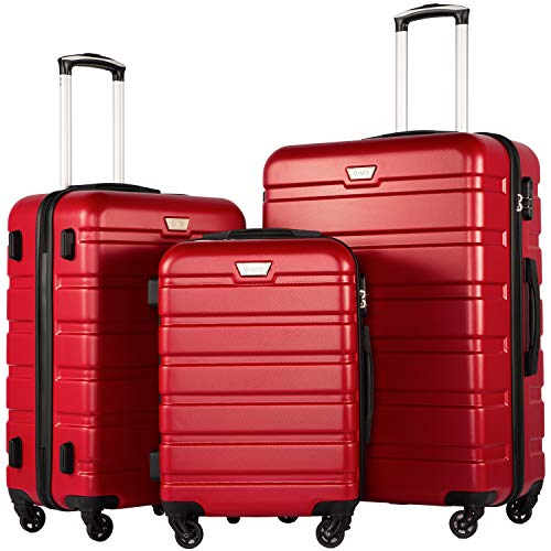 Luggage Set Lightweight Durable Hardshell (3 Count)