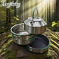 Stainless Steel Camping Cookware