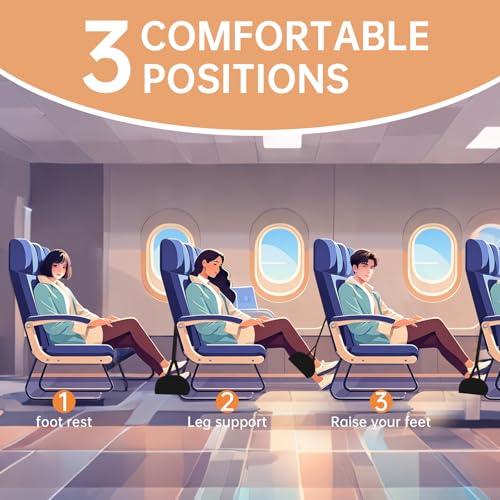 Airplane Foot Hammock for Plane Travel