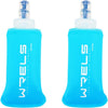 Folding Soft Flask Portable Collapsible Running Lightweight Water Bottle for Outdoor Sports,Travel with Mouthpeice Cover