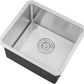 17 in. x 15 in. x 9 in. 16-Gauge Stainless Steel Undermount Single Bowl Bar Prep Kitchen Sink with Strainer