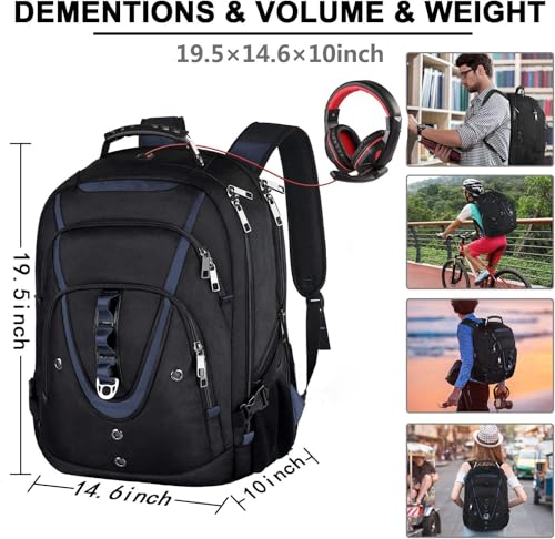 17.3 Laptop Backpack for Men Women