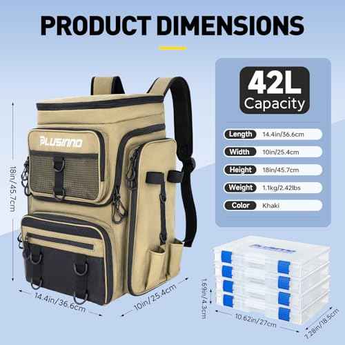 Fishing Backpack with Rod Holders