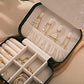 Travel Jewelry Organizer Boxes for Women Small Portable Necklace Earrings Bracelet Rings Travel Case Best Friend Birthday Gifts for Women Trendy