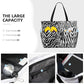Beach Bag for Women Leopard Print Beach Tote Bag Waterproof Sandproof Large Bags with Zipper Big Capacity for Travel