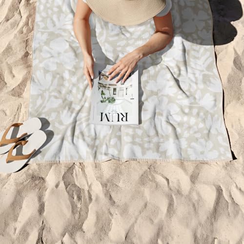 Microfiber Beach Towel for Adults with Bag