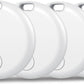 Air Tracker Tags-4 Pack: Smart Bluetooth Tracker, Item Finder Works with Apple Find My (iOS Only) App, Trakcer Tag Locator for Keys, Luggage, Satchel, Backpack etc. (Not for Android Devices)