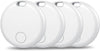 Air Tracker Tags-4 Pack: Smart Bluetooth Tracker, Item Finder Works with Apple Find My (iOS Only) App, Trakcer Tag Locator for Keys, Luggage, Satchel, Backpack etc. (Not for Android Devices)