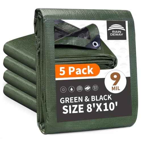 8x10 Feet 5 Pack (5 Count)