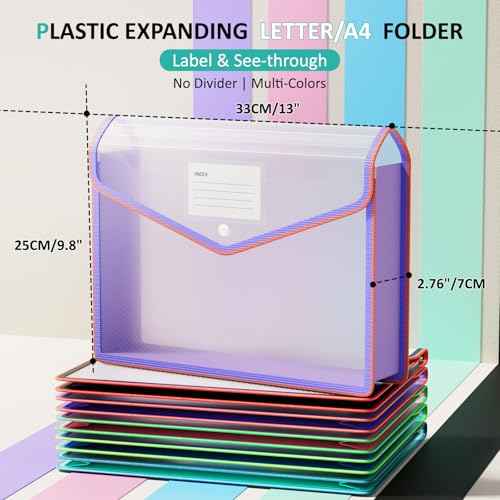 Plastic Expanding File Folder