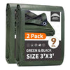 Small Tarps 3x3 Feet (2 Count)