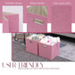 13x13x13 Inch Foldable Cube Storage Bins with Metal Handles (4 Count)