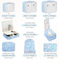 8 Set Packing Cubes Luggage Packing Organizers for Travel Accessories (8 Count)
