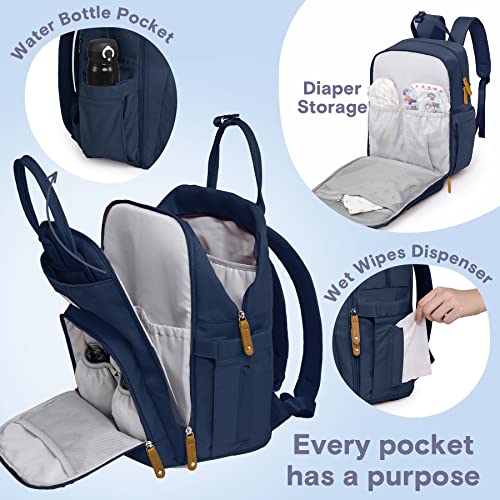 Baby Diaper Bag Backpack with Changing Pad