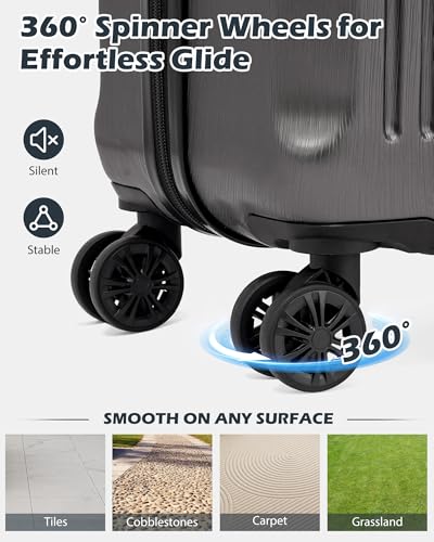 PC+ABS Hardshell Luggage (3 Count)