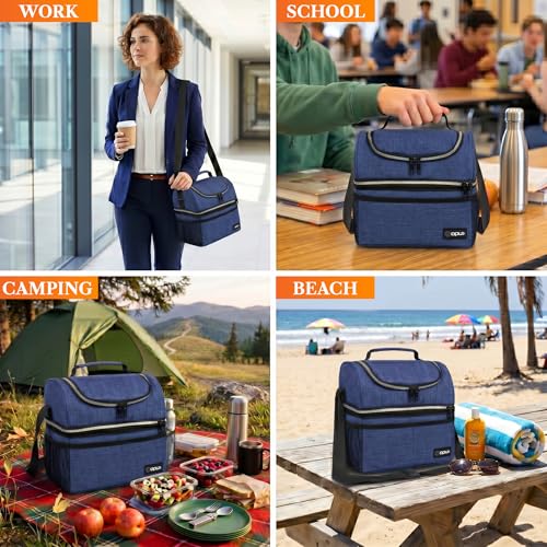 Insulated Lunch Bag for Men Women