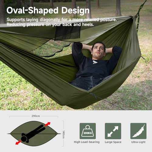 Camping Hammock with Mosquito Net