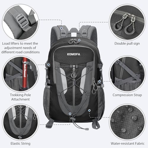Hiking Backpack 30L Lightweight Travel Daypack Small Day Pack for Men Women Outdoor Camping Backpacking