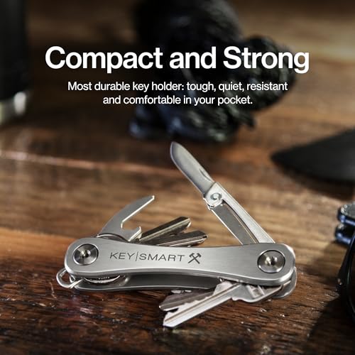 KeySmart Rugged Keychain Multitool Key Holder (2 Count)