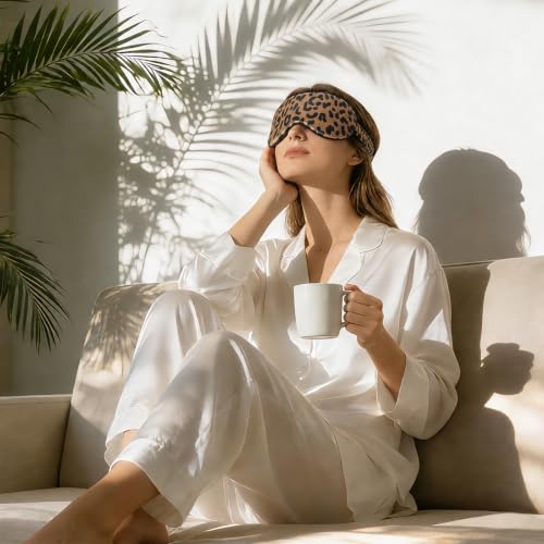 Adjustable 100% 22 Momme Mulberry Silk Sleep Mask