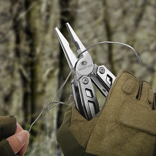 Multitool, 21-in-1 Stainless Steel Pocket Knife with Screwdriver Sleeve, Self-locking Pliers with Sheath-Perfect for Outdoor, Survival, Camping, Hiking, Simple Repair