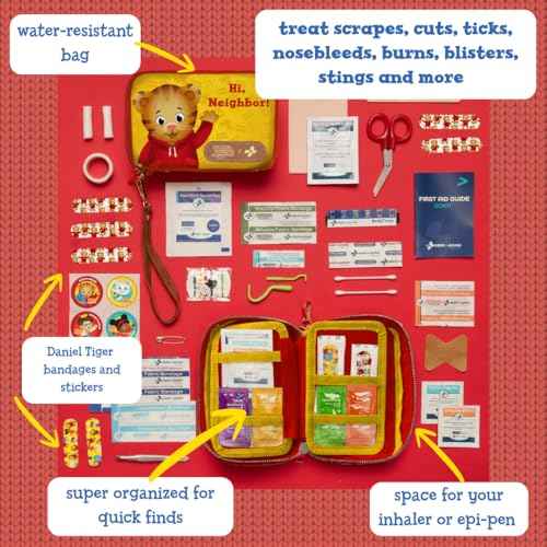 KeepGoing Daniel Tiger’s Travel First Aid Kit for Kids