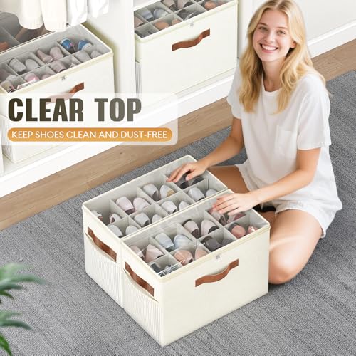 2 Pack Shoe Organizer for Closet (2 Count)