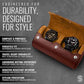 2 Watch Travel Case for Men