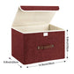 Foldable Storage Boxes with Lids 5 Pack Fabric Storage Bins with Lids (5 Count)