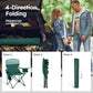 2 Pack Folding Camping Chair with Cooler Bag & Lumbar Support (2 Count)