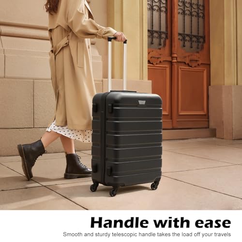 Luggage Set Lightweight Durable Hardshell (3 Count)