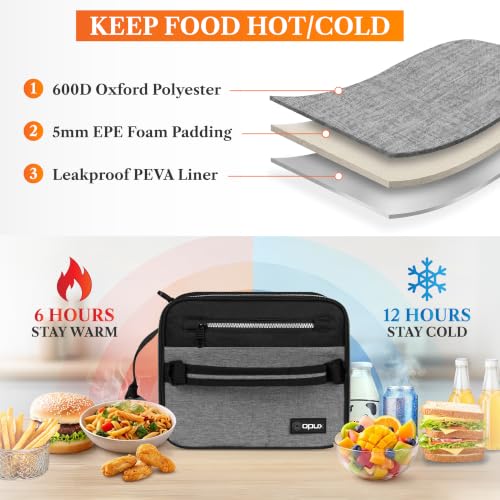 Insulated Lunch Bag for Men Women Kids