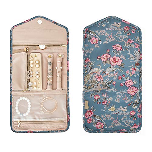 Travel Jewelry Organizer Roll Foldable Jewelry Case