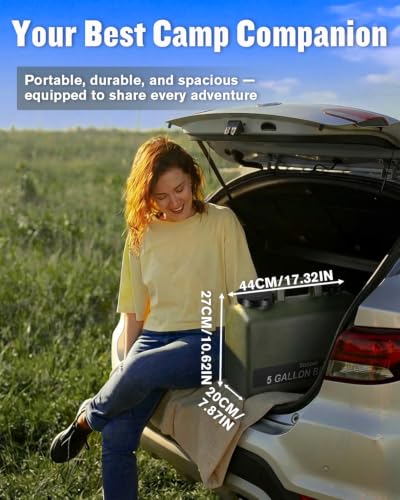 Portable Shower for Camping with 5