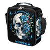 Skeleton Skull Kids Lunch Box for Girls Boys Reusable Insulated Lunch Bag for Kids Toddler Thermal Cooler Spacious Lunchbox with Shoulder Strap Lunchbag for School Work Picnic (print 18)