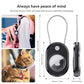 2 Pack for AirTag Holder Keychain with Luggage Tag