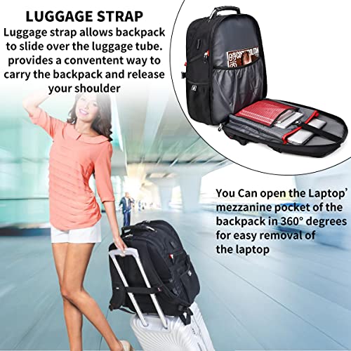 Extra Large Travel Laptop Backpack for Men