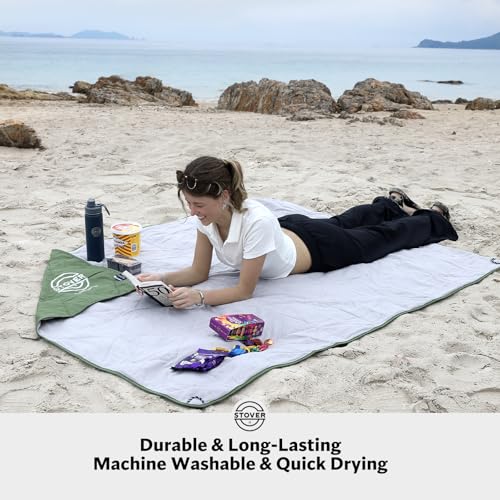 Outdoor Waterproof Fleece Travel Blanket for Camping