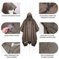 Hooded Rain Poncho for Adult with Pocket