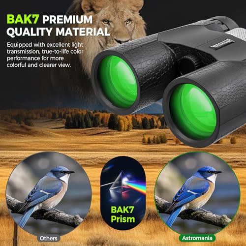 10x42 Compact Binoculars BK7 Prism as Gift for Bird Watching