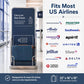 Carry On Luggage 22x14x9 Airline Approved Suitcase with Wheels