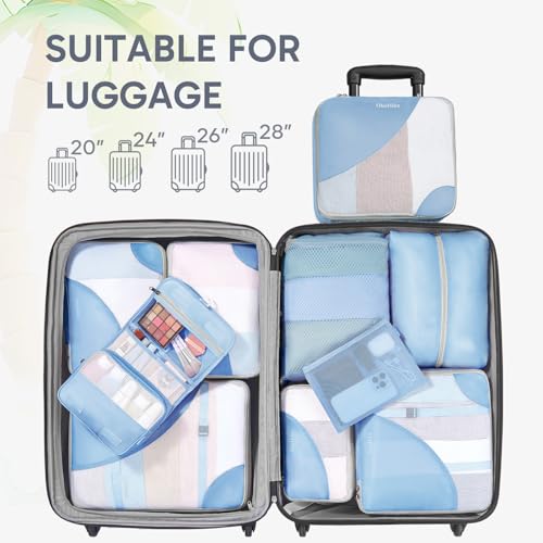 10 Set Packing Cubes for Travel (10 Count)